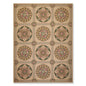 9x12 Beige Hand Hooked 100% Wool Traditional French Aubusson Oriental Area Rug