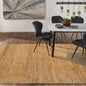 6’ x 9’ Hand Knotted 100% Bamboo Silk Modern Tibetan Designer Area Rug Gold
