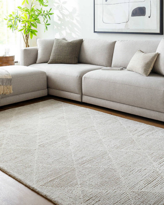 Yves Global Light Silver Area Rug