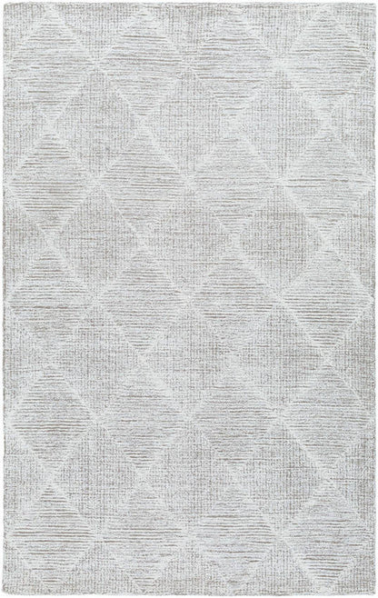Yves Global Light Silver Area Rug