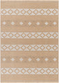 Jose Cottage Tan/Cream Washable Area Rug