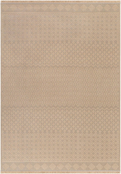 Ciro Cottage Tan Washable Area Rug