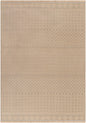 Ciro Cottage Tan Washable Area Rug