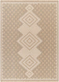 Yuriko Cottage Tan Washable Area Rug