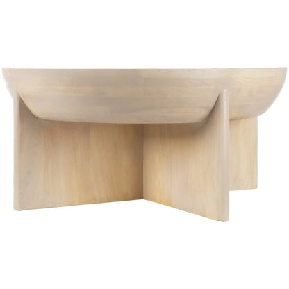 Zaynab Ivory/Brown Coffee Table