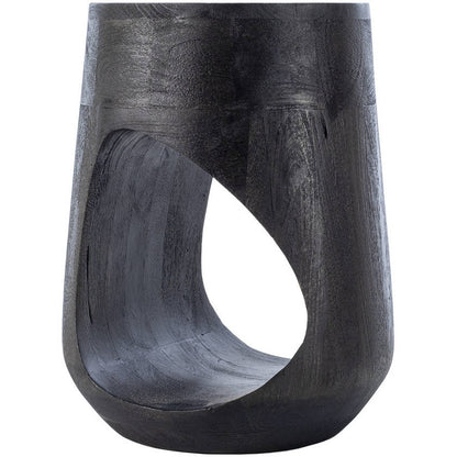 Renita Black End Table