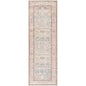 Kyeisha Traditional Pale Blue Washable Area Rug