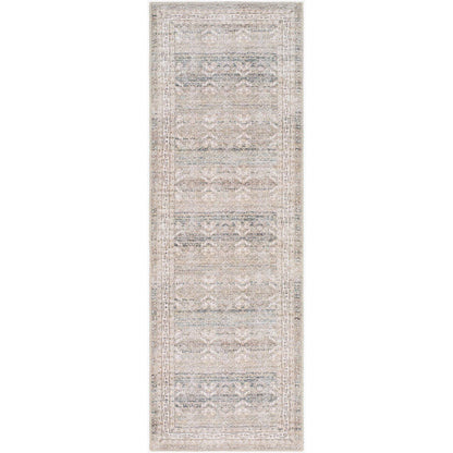 Trivia Traditional Dark Brown Washable Area Rug