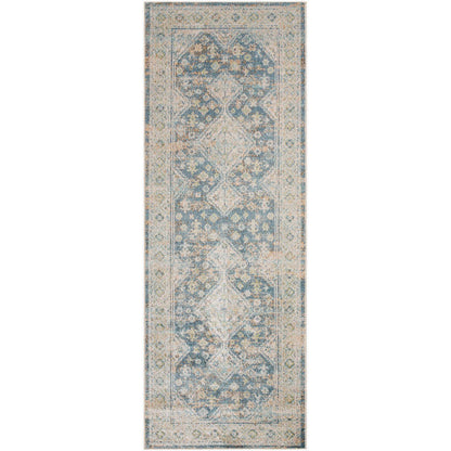 Maurita Traditional Sterling Grey Washable Area Rug