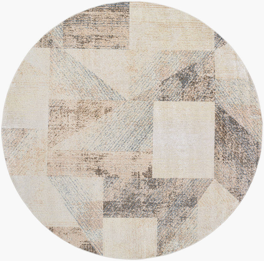 Terrell Modern Beige/Taupe Washable Area Rug