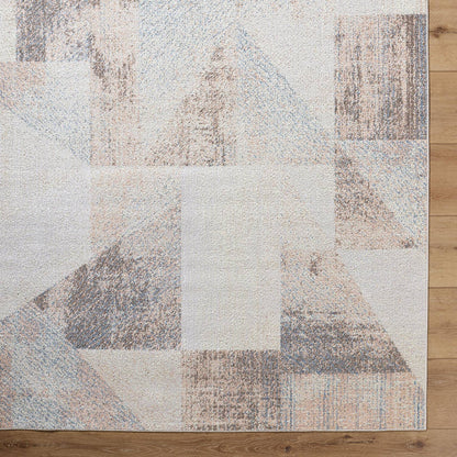 Terrell Modern Beige/Taupe Washable Area Rug