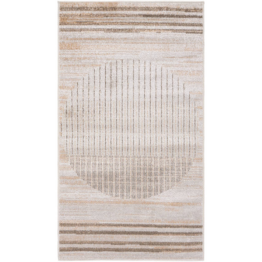 Elk Falls Modern Desert Tan Washable Area Rug