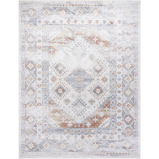 Stephen Traditional Ash Washable Area Rug