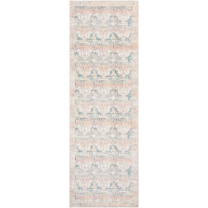 Jamilee Traditional Rust Washable Area Rug