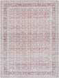 Zehra Traditional Brown Washable Area Rug