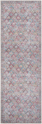 Rommy Traditional Pink Washable Area Rug