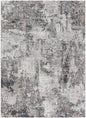 Zully Modern Charcoal Washable Area Rug
