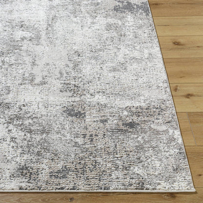 Zully Modern Charcoal Washable Area Rug