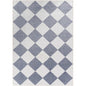 Senior Modern Slate/Ivory Washable Area Rug