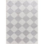 Senior Modern Light Gray Washable Area Rug