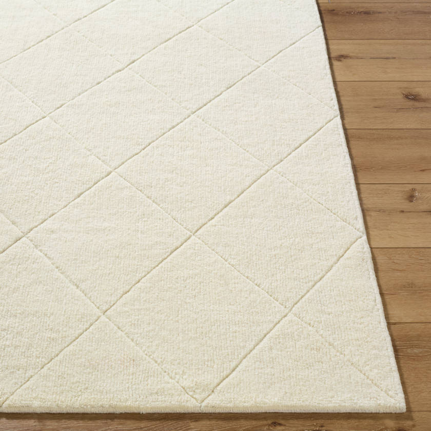 Tamera Global Ivory Washable Area Rug