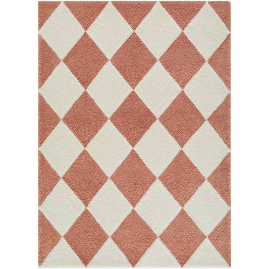 Tamera Global Terracotta Washable Area Rug