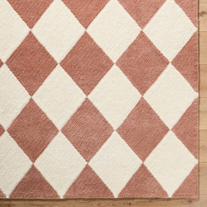 Tamera Global Terracotta Washable Area Rug