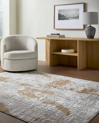 Alton Modern Light Beige/Light Gray Area Rug