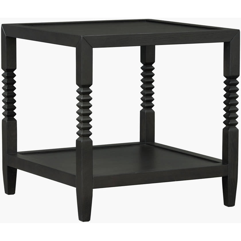 Saraann Black End Table