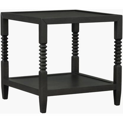 Saraann Black End Table