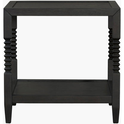 Saraann Black End Table
