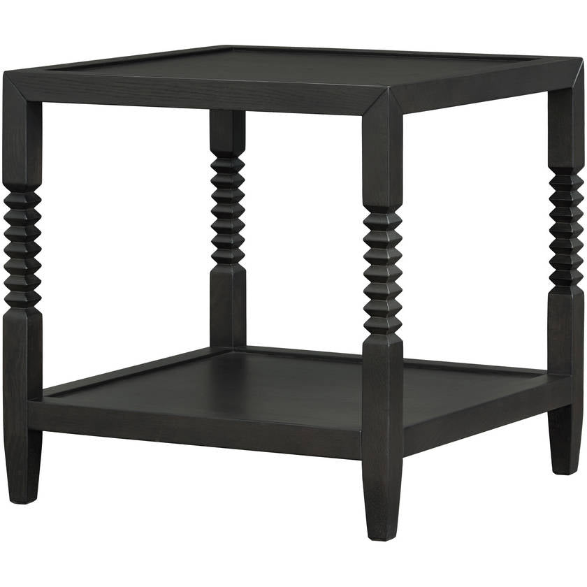 Saraann Black End Table