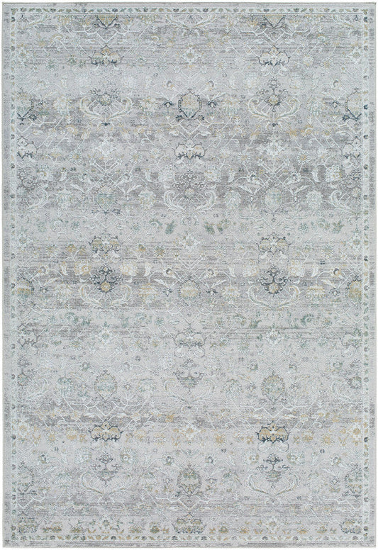 Audria Traditional Light Sage Area Rug