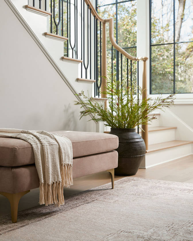 Benjamin Light Brown Bench - Galey Alix x Livabliss