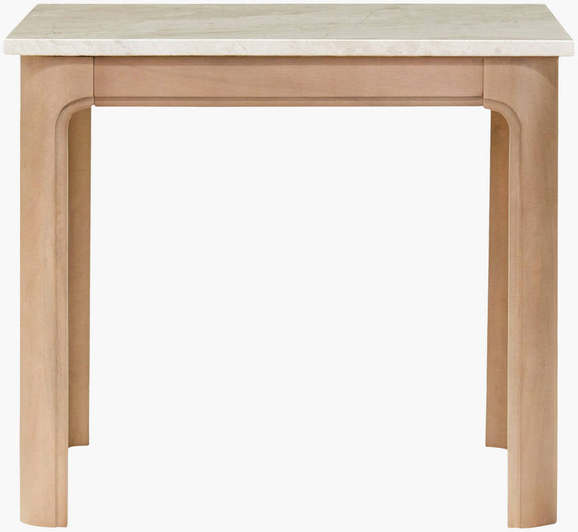 Blair Beige End Table - Galey Alix x Livabliss