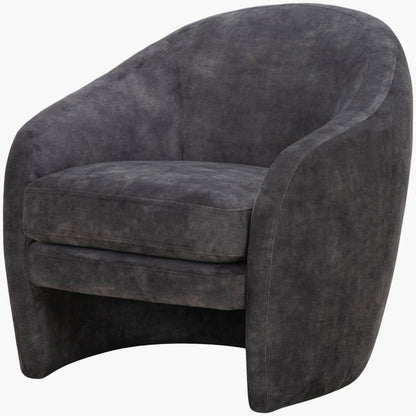 Hatcher Charcoal Accent Chair - Galey Alix x Livabliss