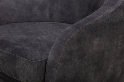 Hatcher Charcoal Accent Chair - Galey Alix x Livabliss