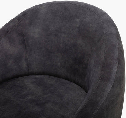 Hatcher Charcoal Accent Chair - Galey Alix x Livabliss