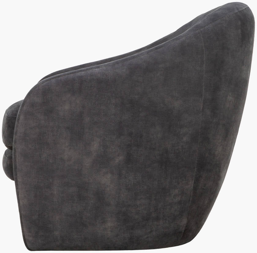 Hatcher Charcoal Accent Chair - Galey Alix x Livabliss