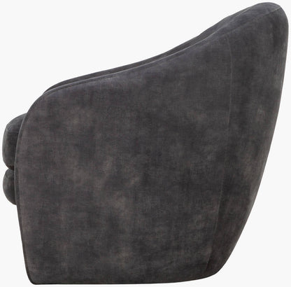 Hatcher Charcoal Accent Chair - Galey Alix x Livabliss