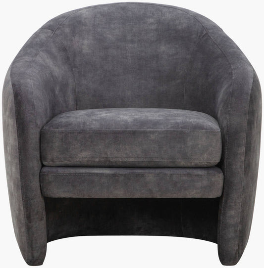 Hatcher Charcoal Accent Chair - Galey Alix x Livabliss