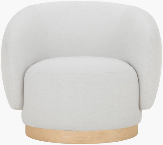 Finlayson Ivory/Beige Accent Chair - Galey Alix x Livabliss