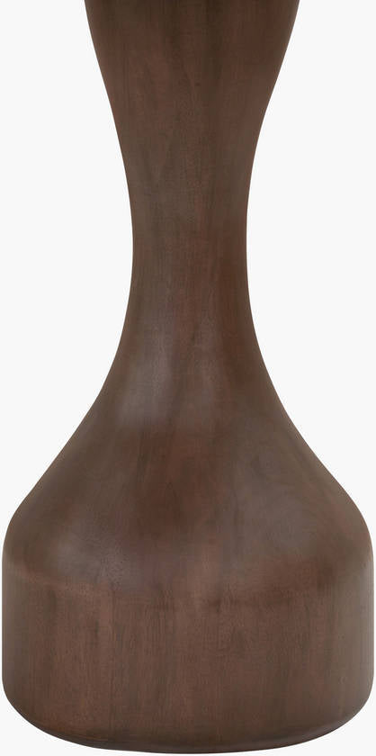 Mila Rose Beige/Dark Brown End Table - Galey Alix x Livabliss