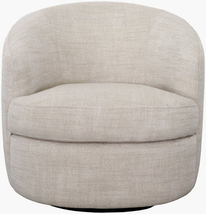 Sweeting Ivory Swivel Chair - Galey Alix x Livabliss