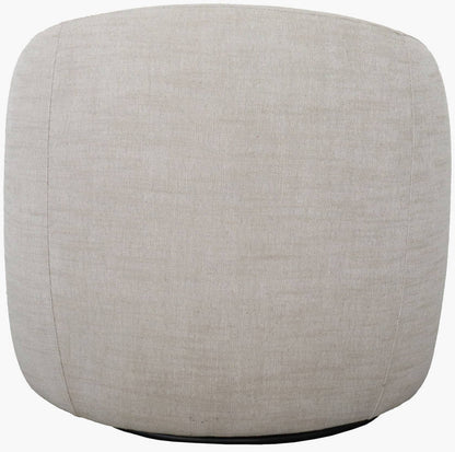 Sweeting Ivory Swivel Chair - Galey Alix x Livabliss