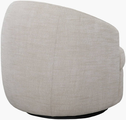 Sweeting Ivory Swivel Chair - Galey Alix x Livabliss