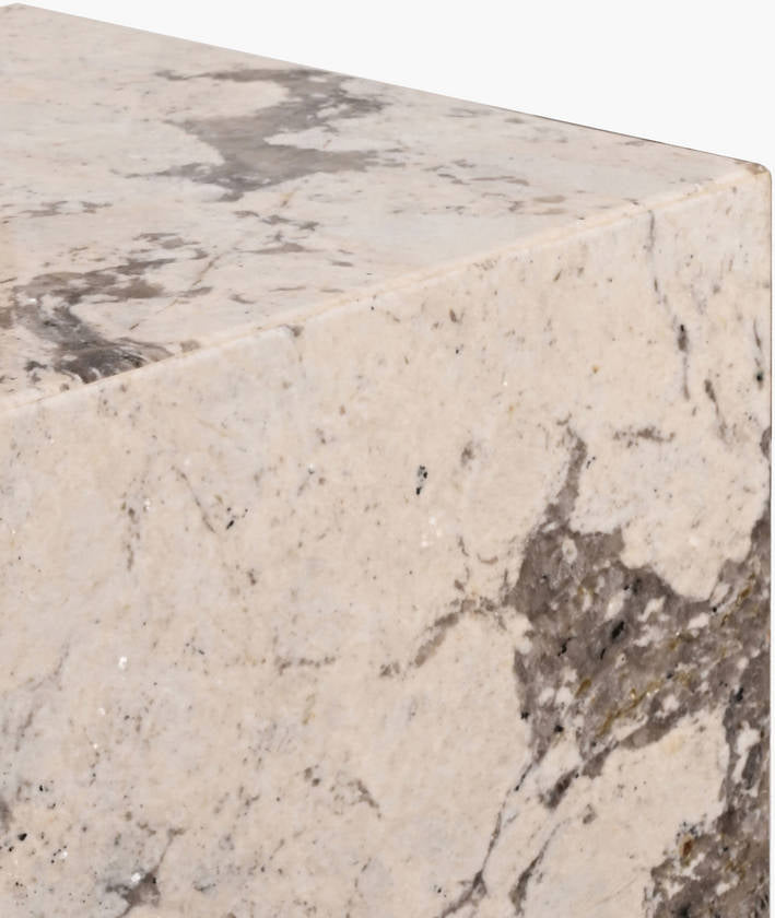 Taryn Cream End Table - Galey Alix x Livabliss