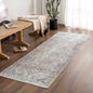 Barny Tan Flat Pile Washable Rug Area Rug