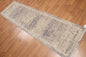 2'4" x 8' Hand Knotted Abstract Modern 100% Wool runner Area rug Beige