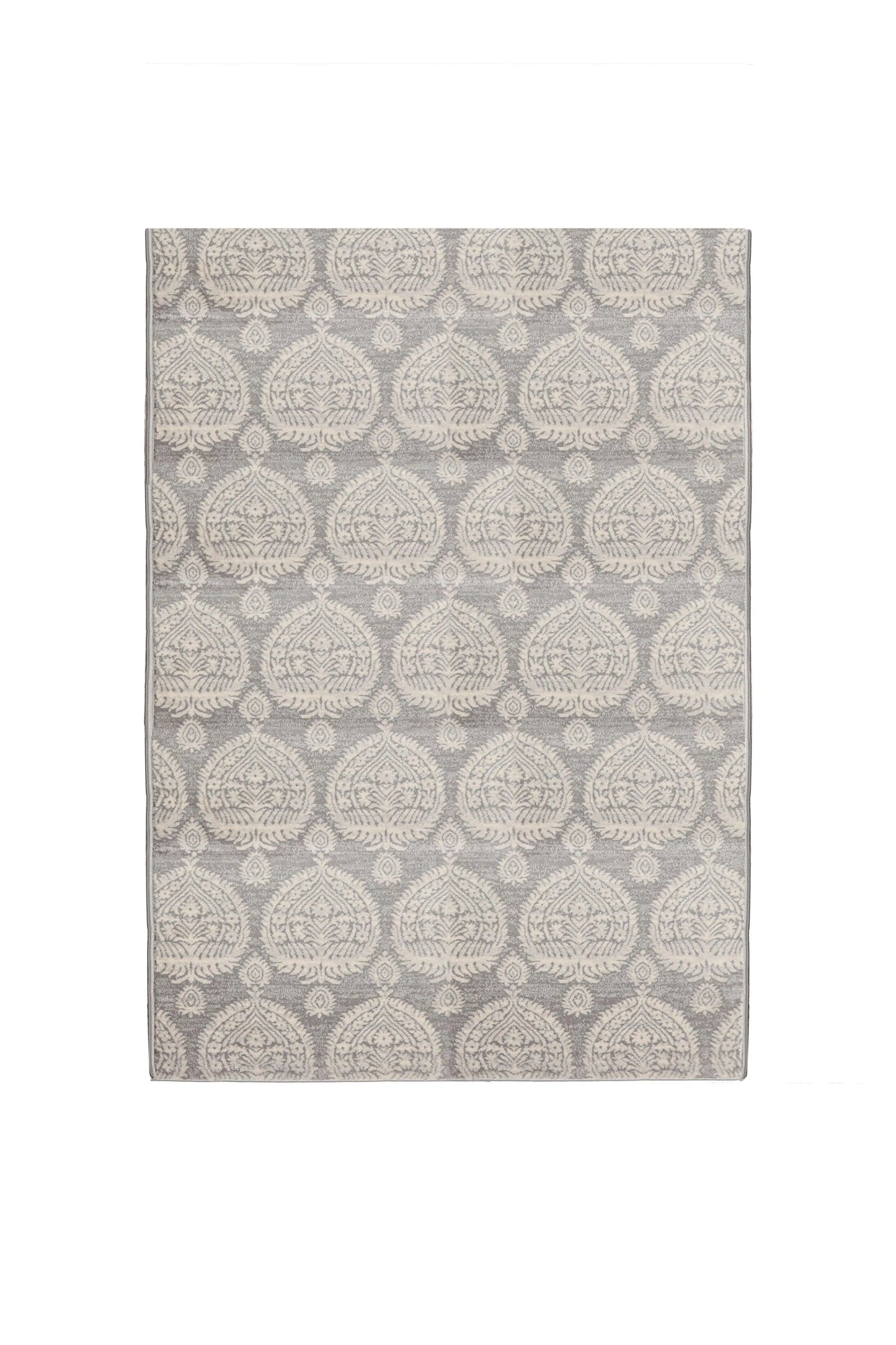 Multi Size Beige, Gray Machine Made Polypropylene Turkish Gabi Traditional Oriental Area Rug